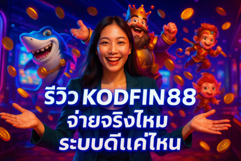 รีวิว KODFIN88 จ่ายจริงไหม ระบบดีแค่ไหน